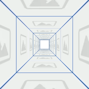 Example Infinite Hallway GIF